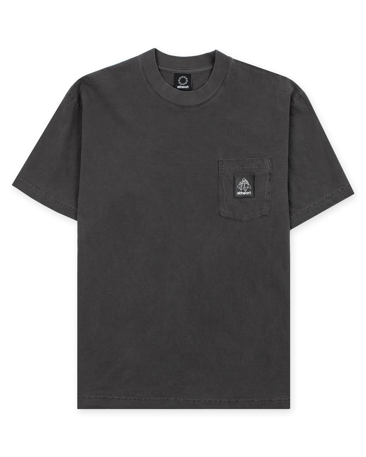 MTN Pocket Tee  Faded Black – STHEART