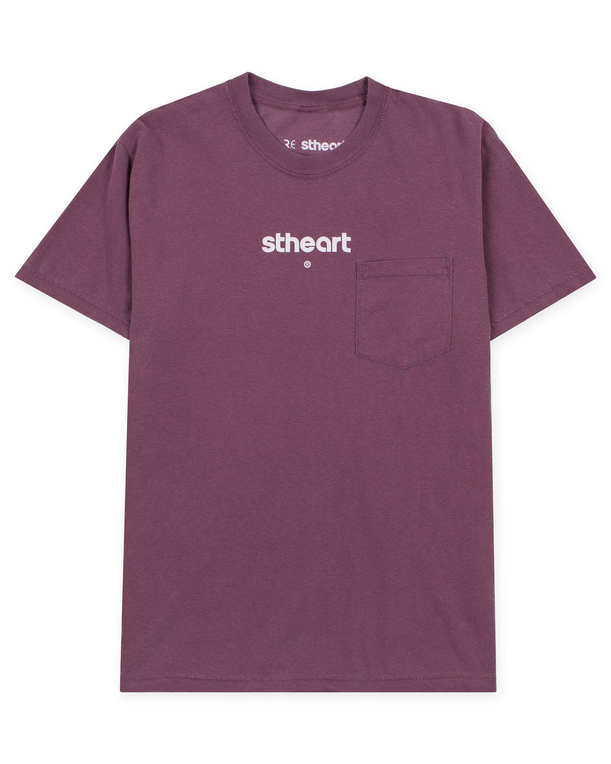 Classic Logo Pocket Tee | Plum