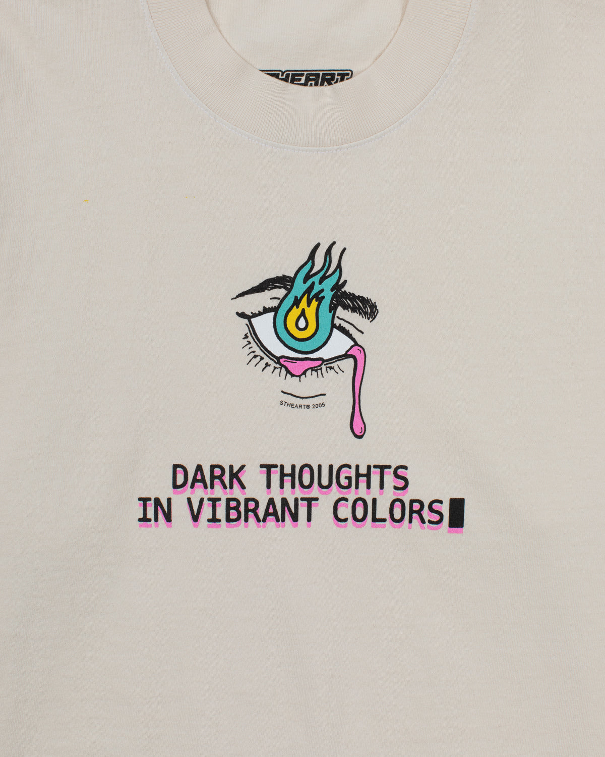 Dark Thoughts II Tee | Beige