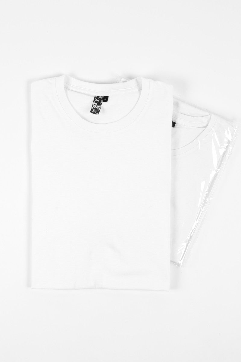 Long Fit Tee | 2 Pack (White)