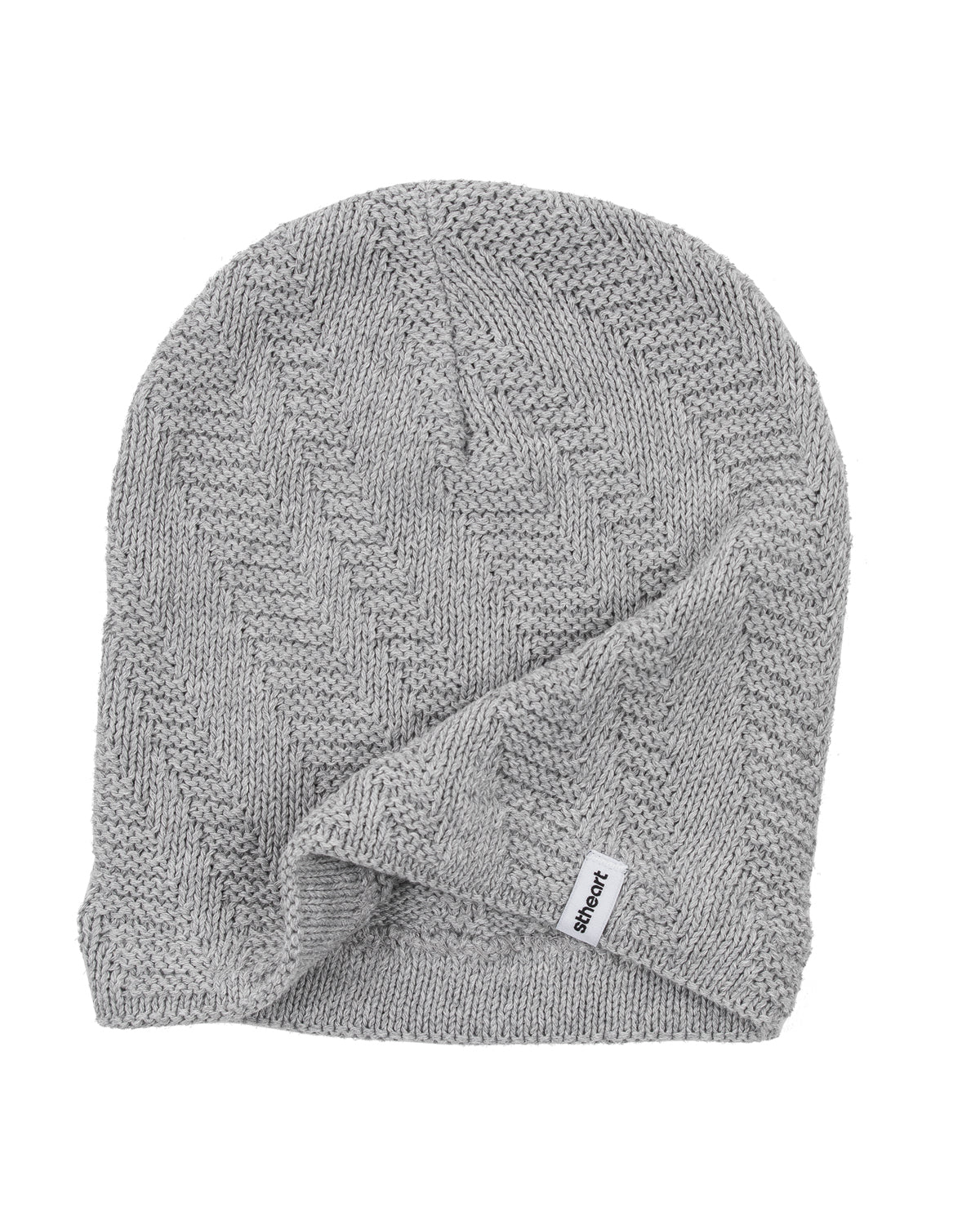Staircase Slouch Beanie | Sport Grey