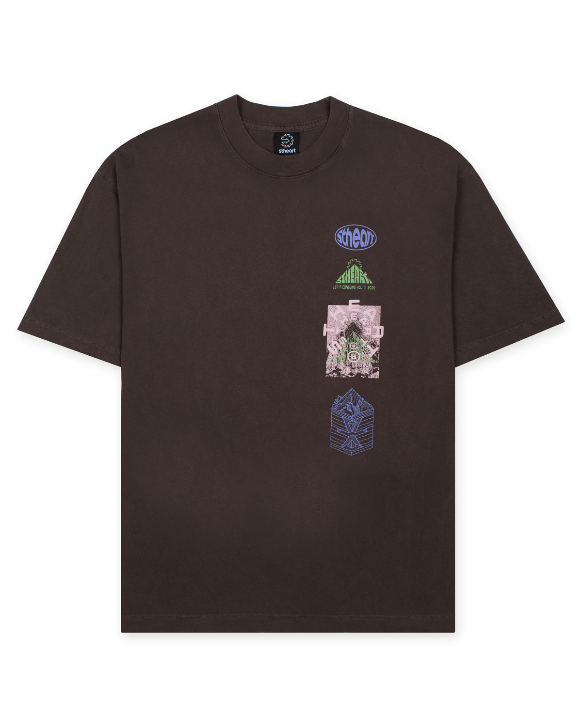 dissolve2 Tee | Brown