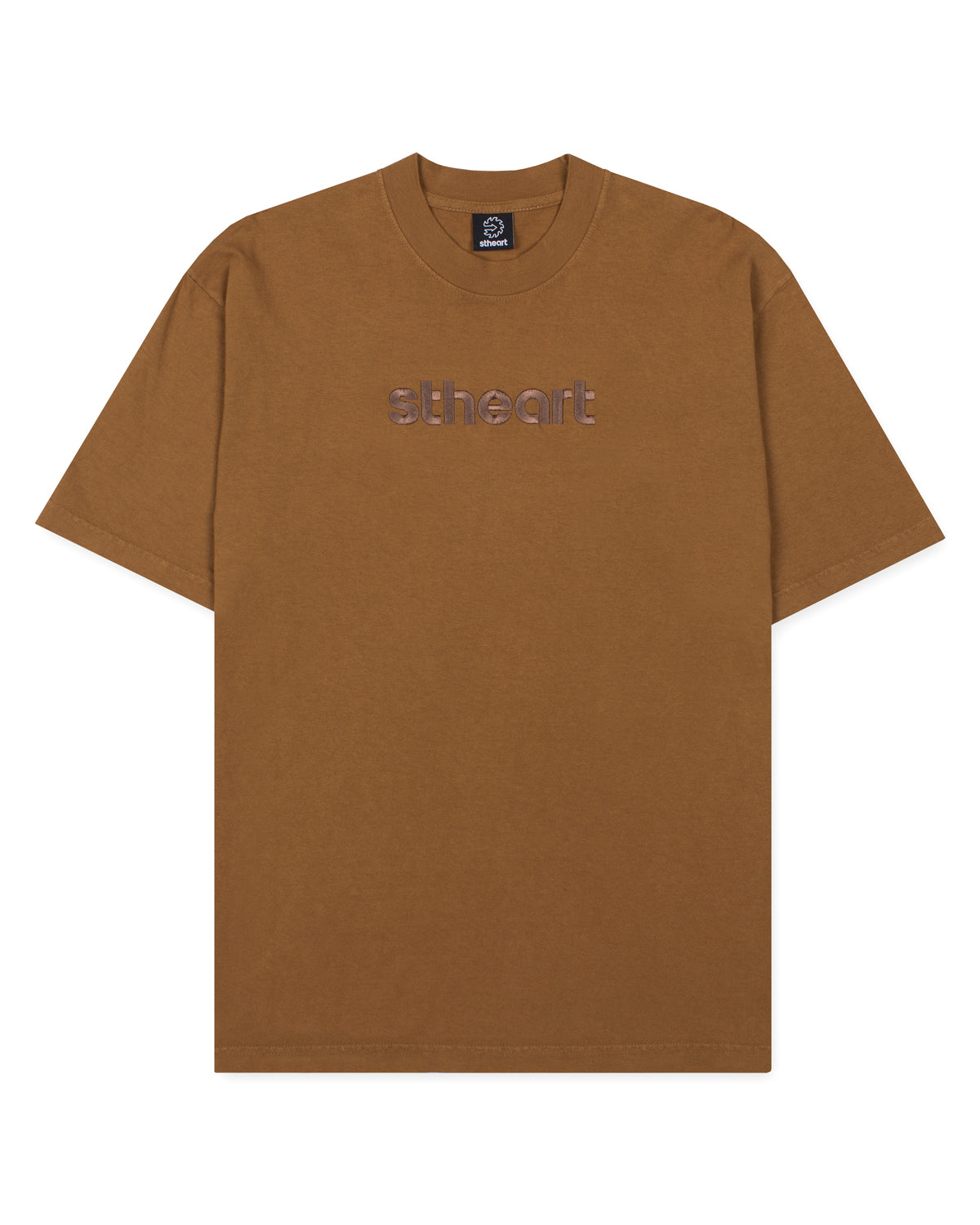 Classic Embroidered Logo Tee | Copper