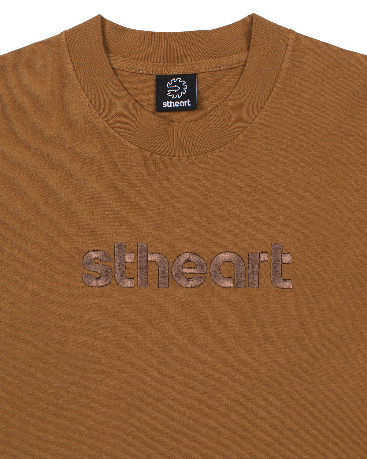 Classic Embroidered Logo Tee | Copper