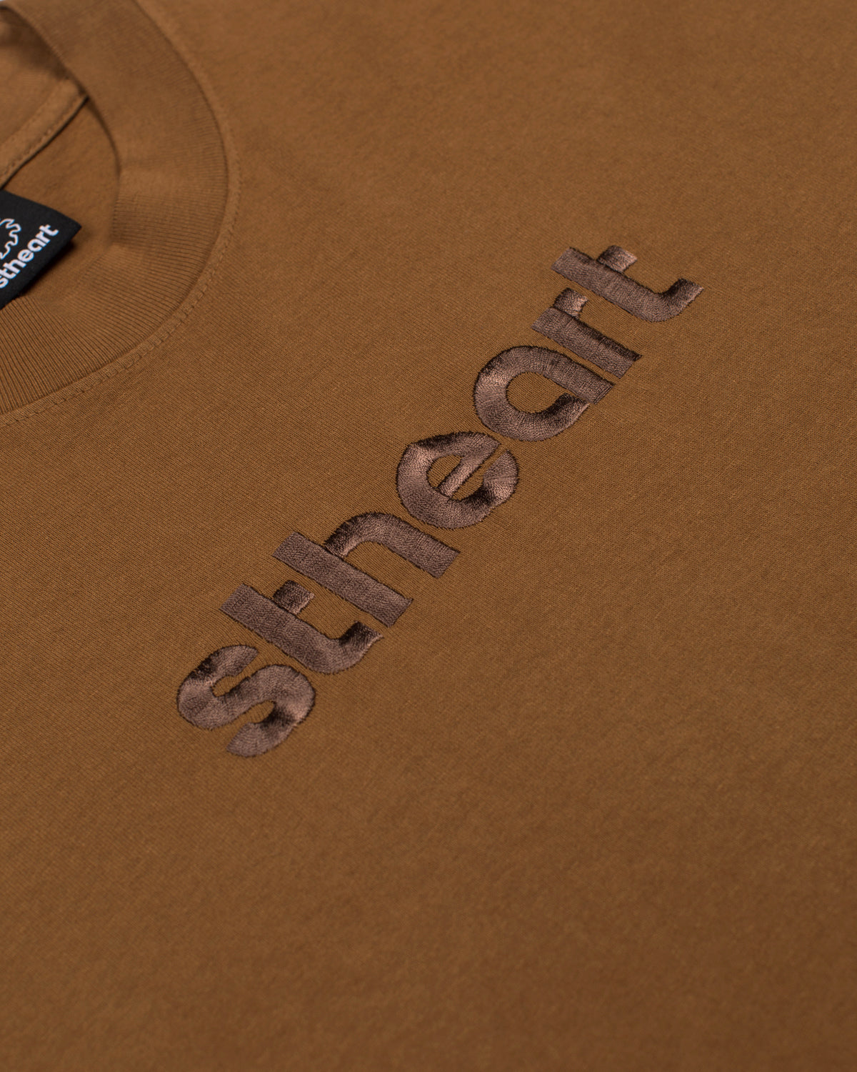 Classic Embroidered Logo Tee | Copper