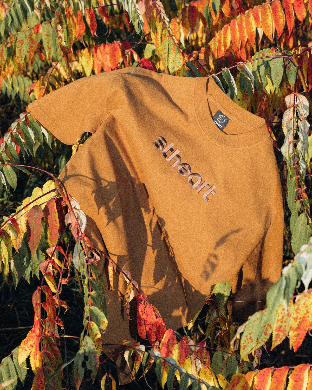 Classic Embroidered Logo Tee | Copper