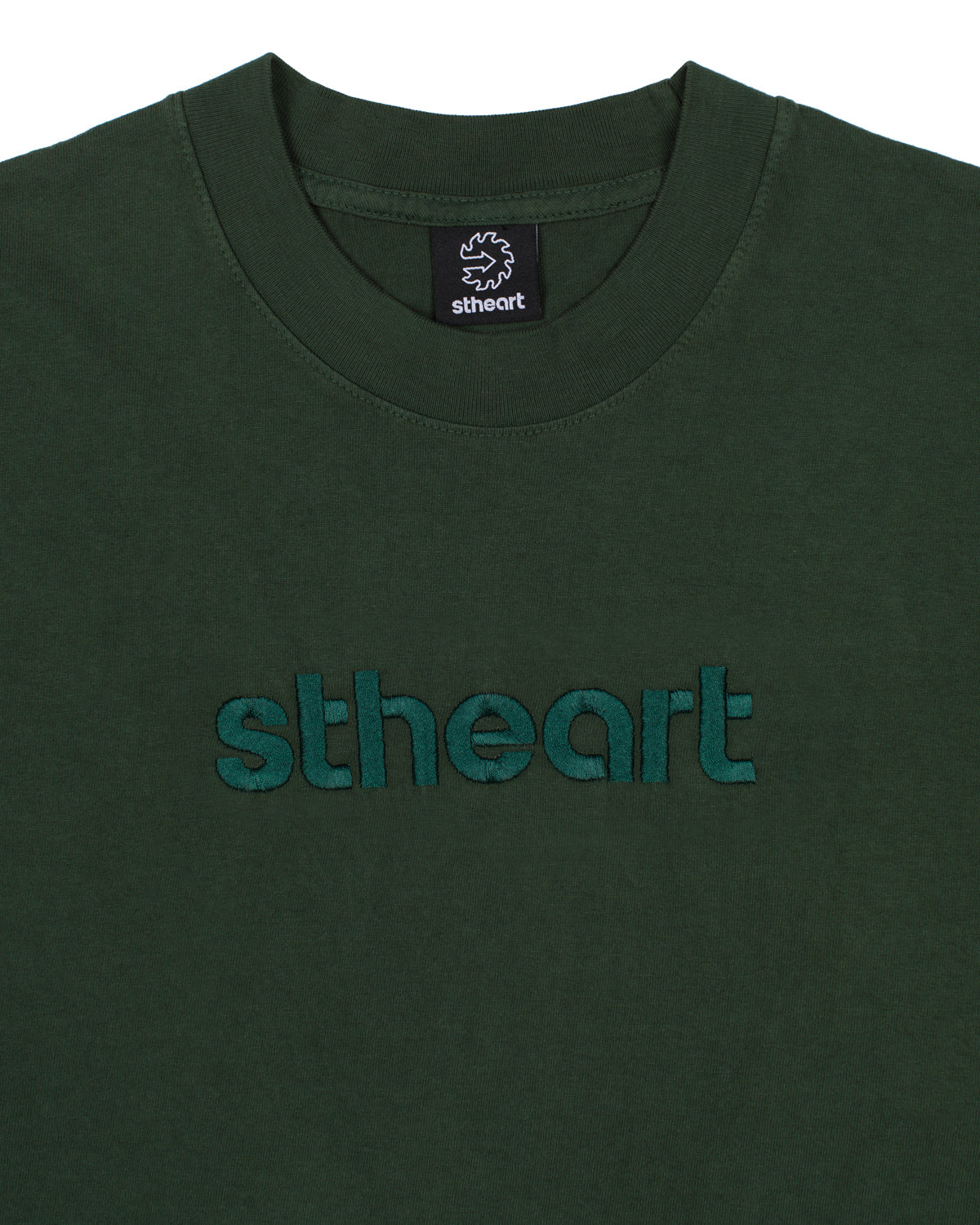 Classic Embroidered Logo Tee | Forest