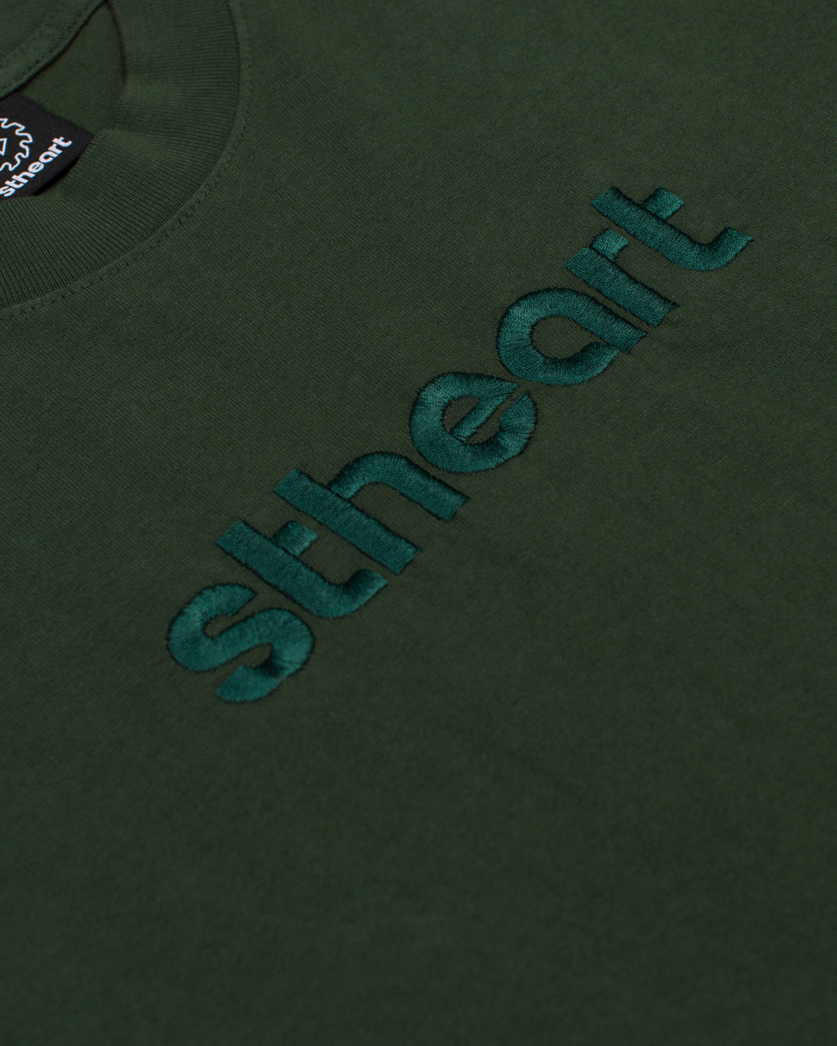 Classic Embroidered Logo Tee | Forest