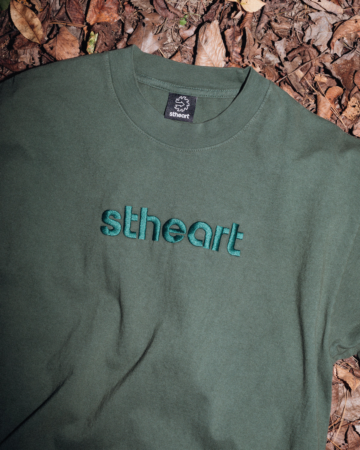 Classic Embroidered Logo Tee | Forest