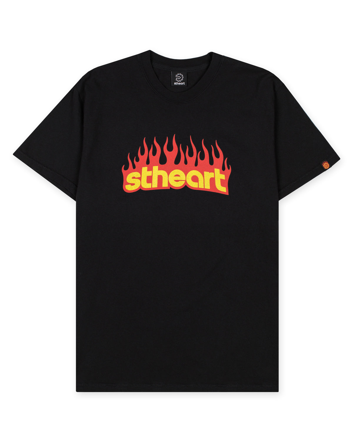 トップス theredthread s open tee heart tee black All Tees – STHEART