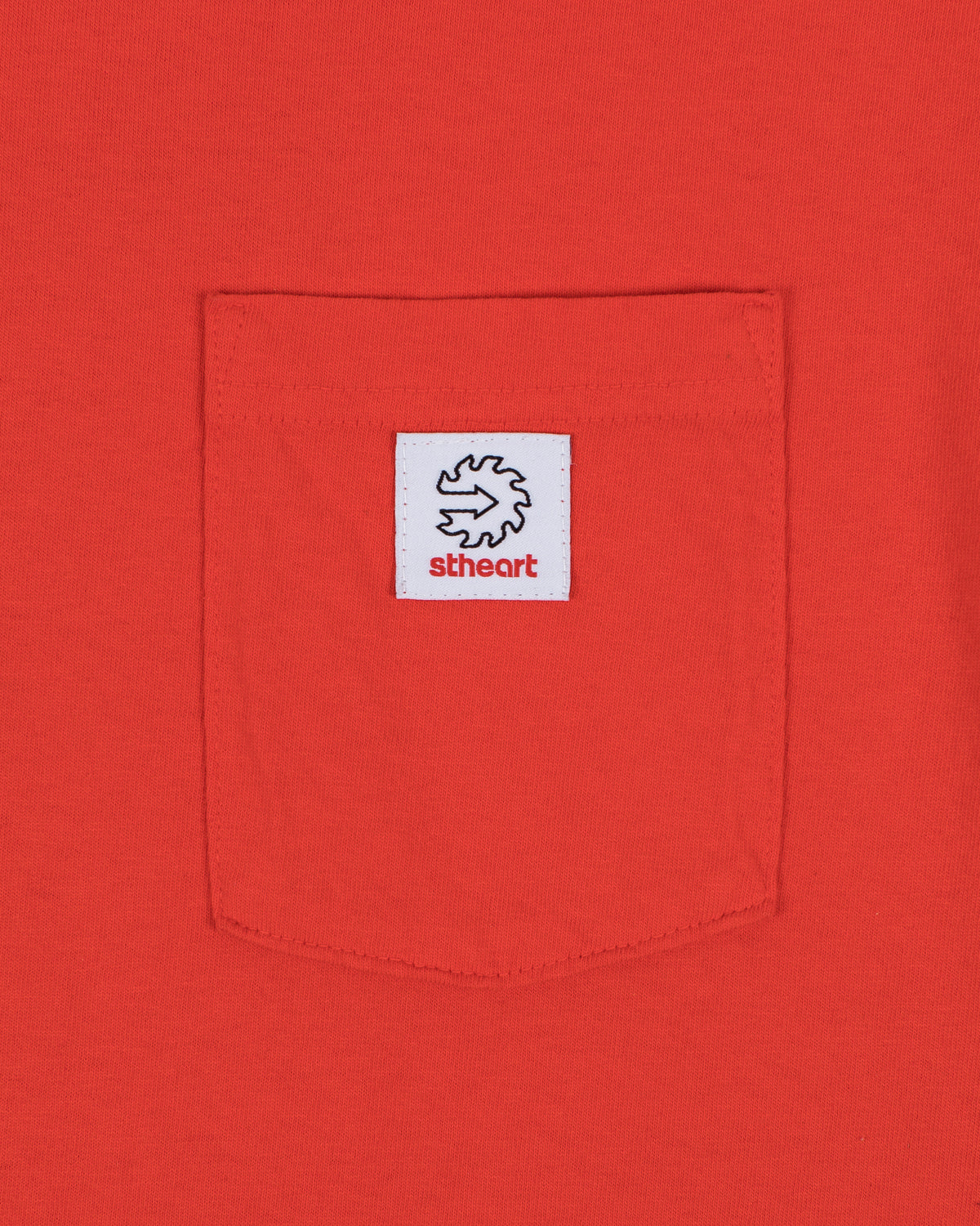 Label Pocket Tee | Red