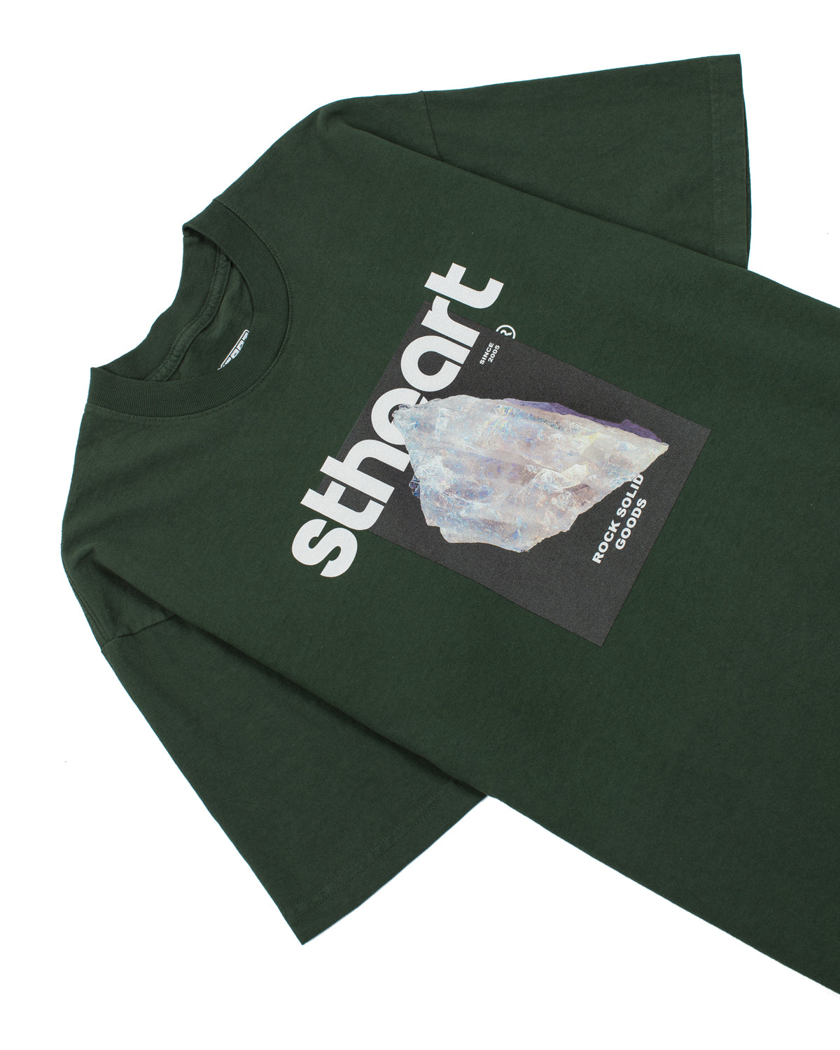 Crystal Tee | Forest Green