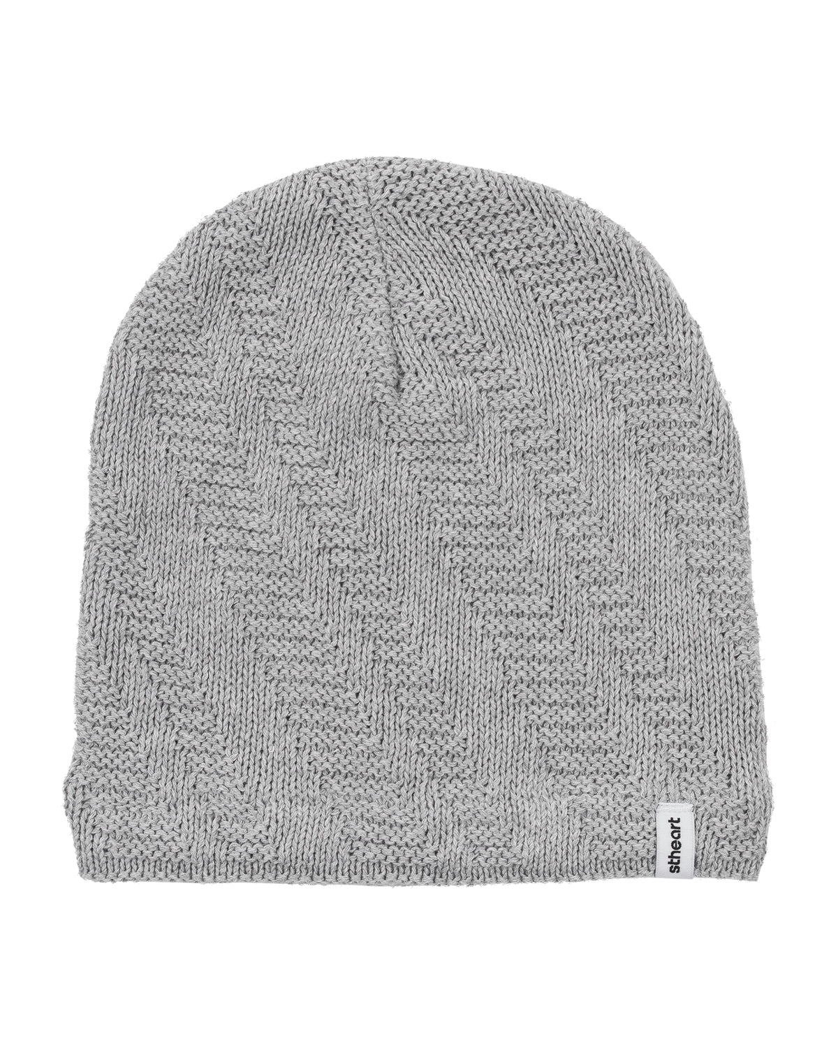 Staircase Slouch Beanie | Sport Grey